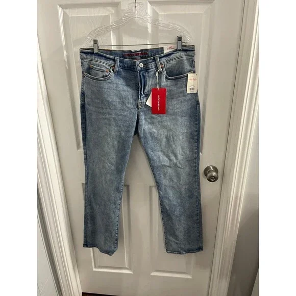 Lucky Brand Women's Sweet Mid Rise  Straight Leg Jeans Size 16 New With Tags - Picture 4 of 10